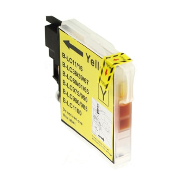 YELLOW Cartuccia per Brother LC-980 LC-985 LC-1100 giallo 3