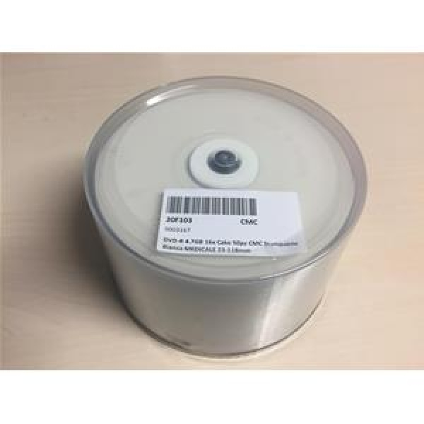 DVD-R 4.7GB 16x Cake 50pz CMC InkJet Bianca 23-118 MEDICALE 3