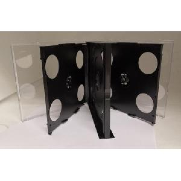 CUSTODIA 23mm CD JEWEL 4 posti TRAY NERO assemblato 3