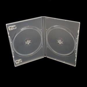 CUSTODIA 14mm DVD DOPPIA CLEAR LUCIDO MACCHINABILE lotto da 100pz