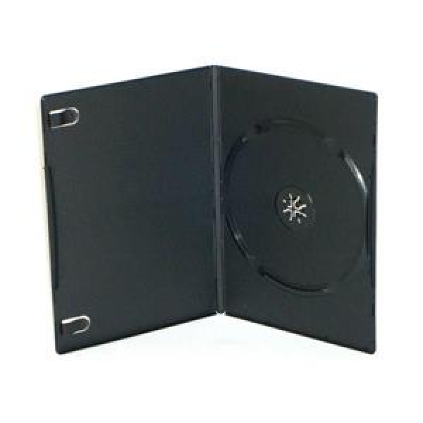 CUSTODIA 7mm DVD SINGOLA NERA LUCIDA MACCHINABILE Conf.100pz 3