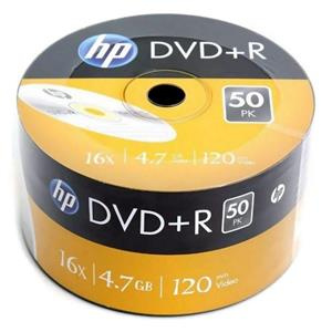 DVD+R 4.7GB 120min 16x Shrink 50pz HP – 69305