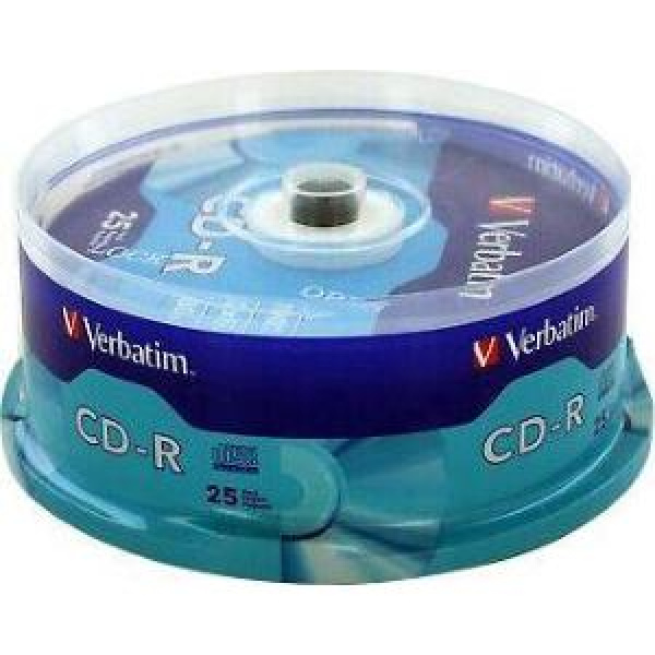 CD-R 700MB 80min 52x Cake 25pz VERBATIM 3