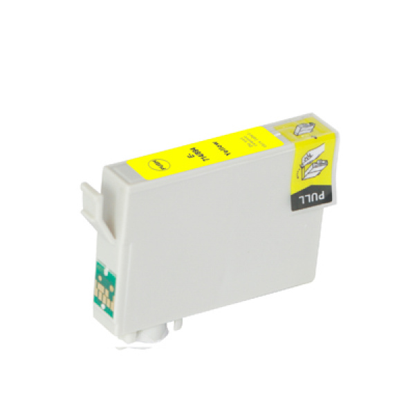 Cartuccia per Epson T0714 T0894 giallo con scocca grigio 3