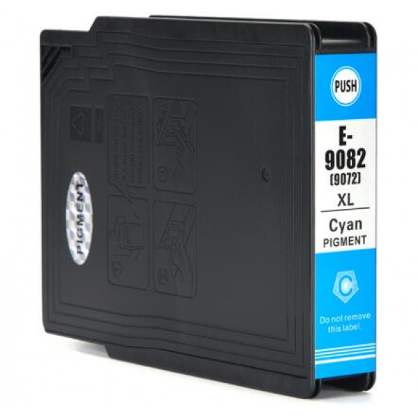 Cartuccia compatibile per Epson T9082 ciano 3