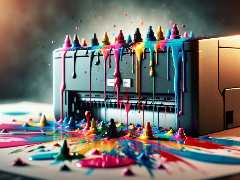 PERCHE’ STAMPA COLORI STRANI ?