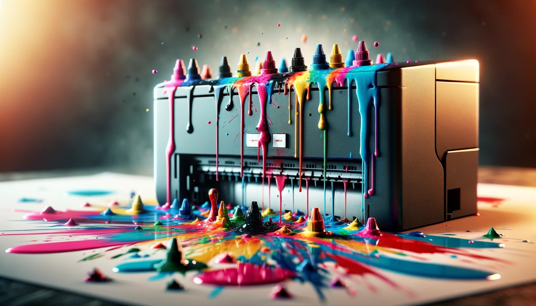 PERCHE’ STAMPA COLORI STRANI ?