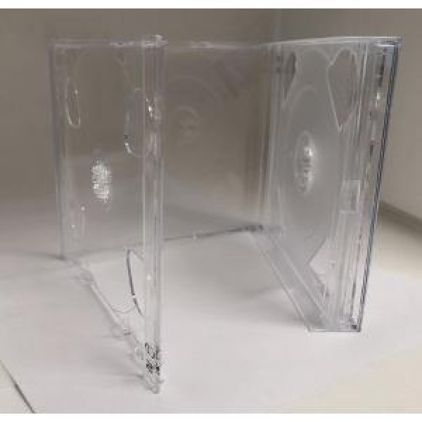 CUSTODIA 23mm CD JEWEL 5 posti TRAY clear assemblato 3