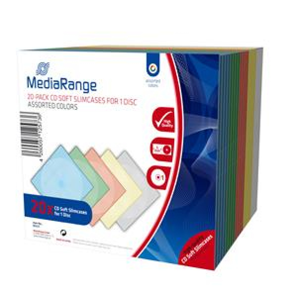 CUSTODIA 5mm in PP SINGOLA CLEAR COLOR QUADRATA Conf.20pz 3