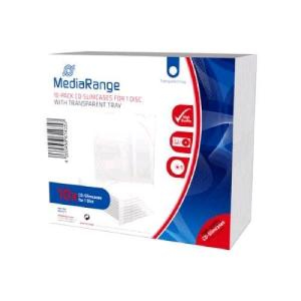 CUSTODIA 5.2mm CD SLIM SINGOLA TRAY CLEAR Conf.10pz 3