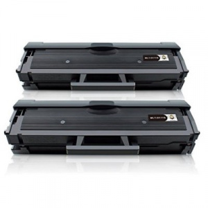 CHIP AGGIORNATO Kit 2 toner compatibile per Samsung D111L 3