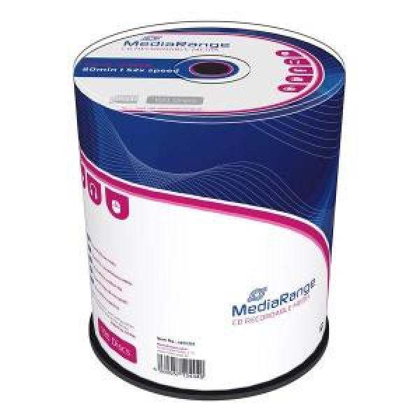 CD-R 700MB 80min 52x Cake 100pz MediaRange 3