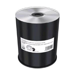 CD-R 700MB 80min 52x Cake 100pz MediaRange Argentata, black dye