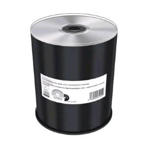 CD-R 700MB 80min 52x Cake 100pz MediaRange Argentata, black dye 3