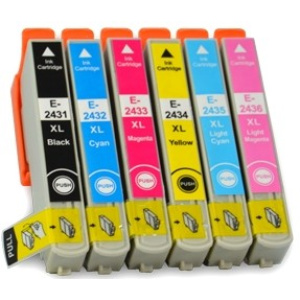 Cartuccia per Epson T2436XL magenta fotografica