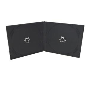 CUSTODIA 10mm PP DOPPIA NERA QUADRATA Eco. 144x125x10mm 3