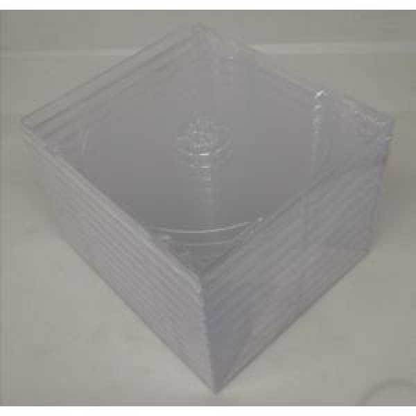 CUSTODIA 10.4mm CD JEWEL SINGOLO TRAY CLEAR Conf.10pz OMEGA 3