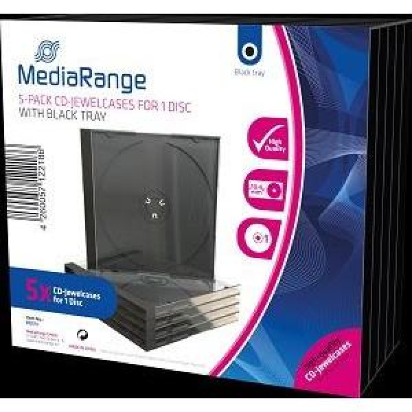 CUSTODIA 10.4mm CD JEWEL SINGOLO TRAY NERO Conf. 5pz 3